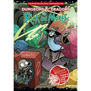Cover Image: Dungeons & Dragons vs. Rick and Morty: Basic Rules